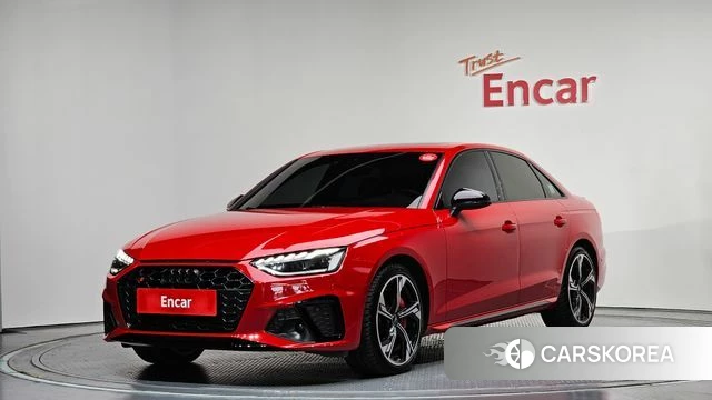 Audi S4 (B9) 2023 Красный из Кореи