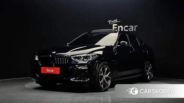 BMW X6 (G06) 2021 Черный из Кореи