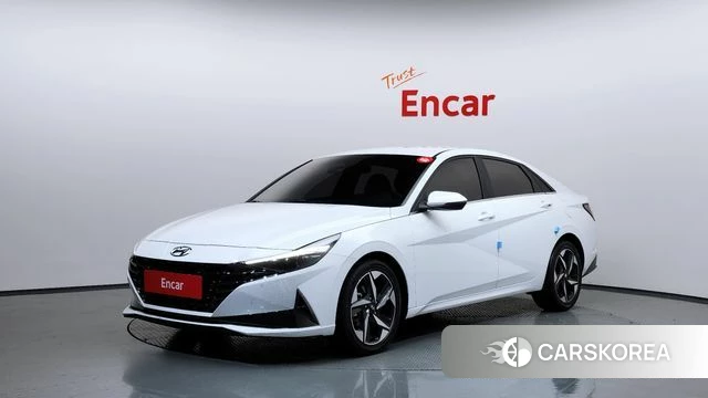 Hyundai Avante (CN7) 2020 Белый из Кореи