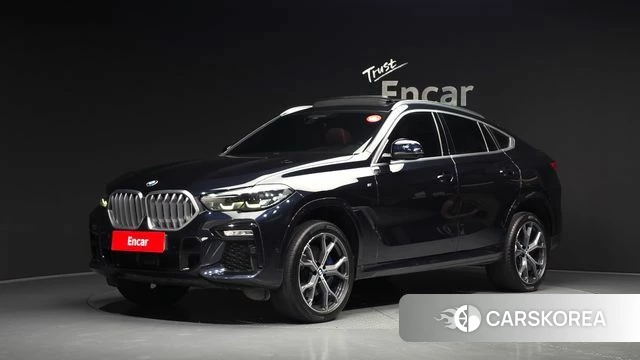 BMW X6 (G06) 2021 Черный из Кореи