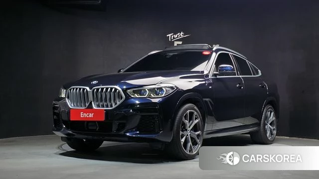 BMW X6 (G06) 2022 Черный из Кореи