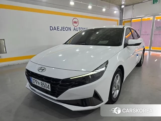 Hyundai Avante (CN7) 2021 Белый из Кореи