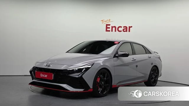 Hyundai Avante (CN7) 2022 Серебристо-серый из Кореи