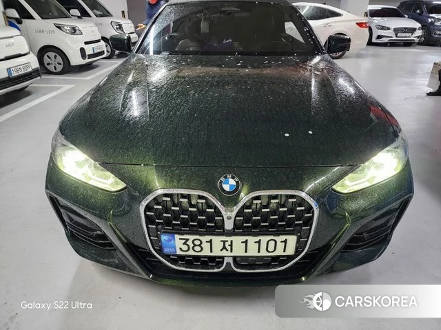 BMW 4 Series (G22) 2021 Зеленый из Кореи