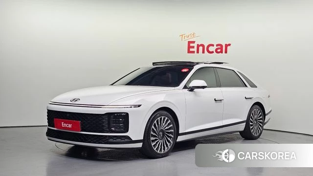Hyundai Grandeur Hybrid (GN7) 2024 Белый из Кореи