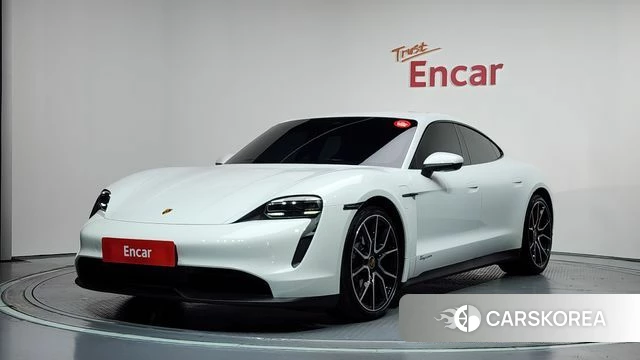Porsche Taycan 2023 Белый из Кореи