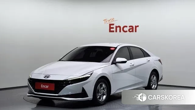 Hyundai Avante (CN7) 2020 Белый из Кореи