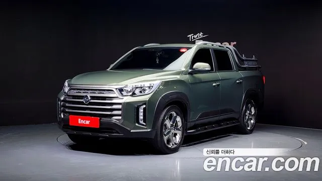 Ssangyong The New Rexton Sport 2022 Светло-зеленый из Кореи