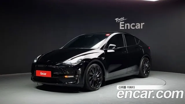 Tesla Model Y 2022 Черный из Кореи