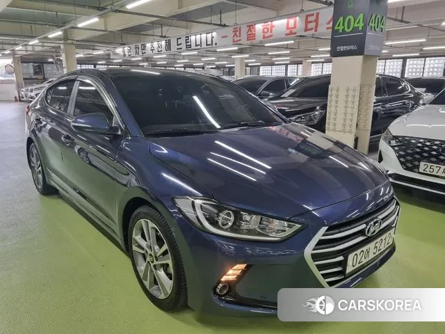 Hyundai Avante AD 2018 Синий из Кореи