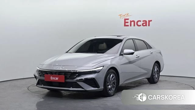 Hyundai The New Avante (CN7) 2023 Серебристо-серый из Кореи