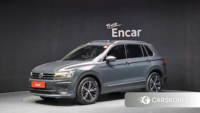 Volkswagen Tiguan Allspace 2020 Серый из Кореи