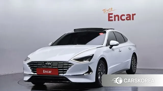 Hyundai Sonata Hybrid (DN8) 2023 Белый из Кореи