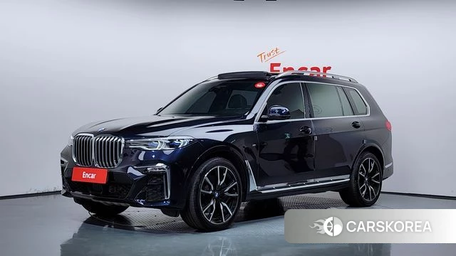 BMW X7 (G07) 2020 Черный из Кореи