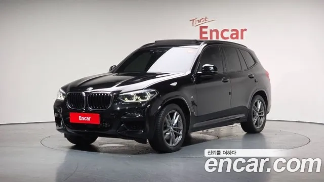 BMW X3 (G01) 2020 Черный из Кореи