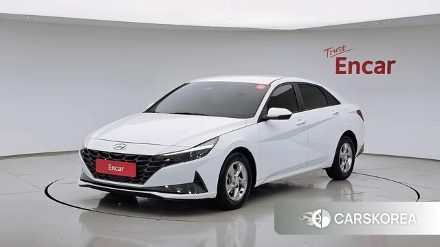 Hyundai Avante (CN7) 2022 Белый из Кореи
