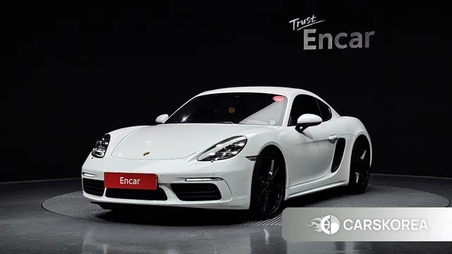 Porsche 718 Cayman 2018 Белый из Кореи