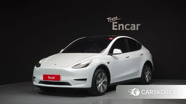 Tesla Model Y 2023 Белый из Кореи