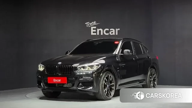 BMW X4 (G02) 2021 Черный из Кореи