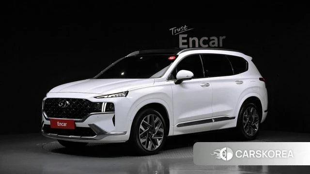 Hyundai The New Santa Fe 2021 Белый из Кореи