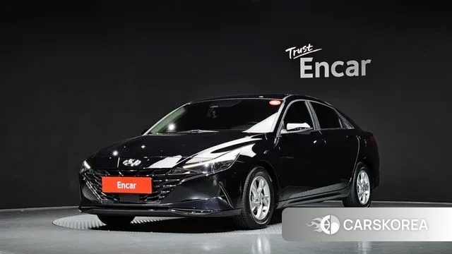 Hyundai Avante (CN7) 2021 Черный из Кореи