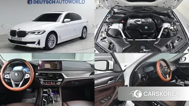 BMW 5 Series (G30) 2020 Белый из Кореи