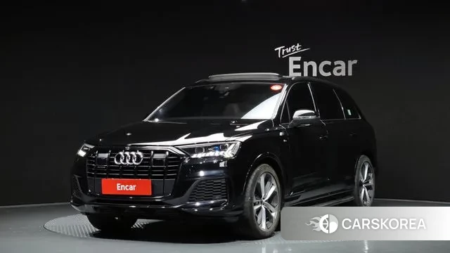 Audi Q7 (4M) 2023 Черный из Кореи