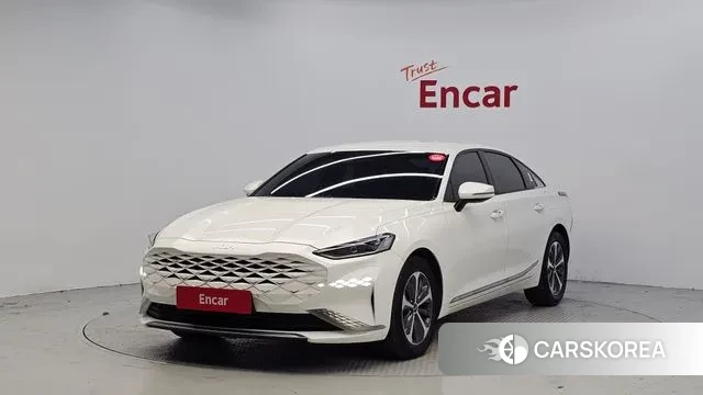 Kia K8 Hybrid 2021 Белый из Кореи