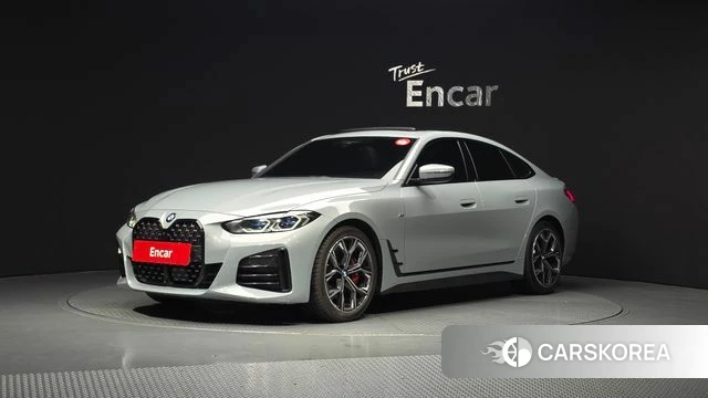 BMW 4 Series (G22) 2021 Серебристо-серый из Кореи