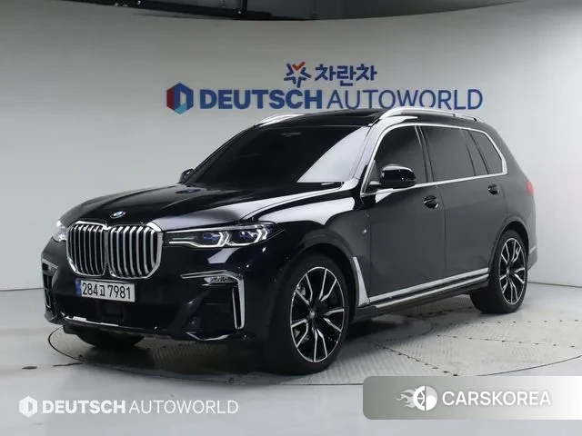 BMW X7 (G07) 2022 Черный из Кореи