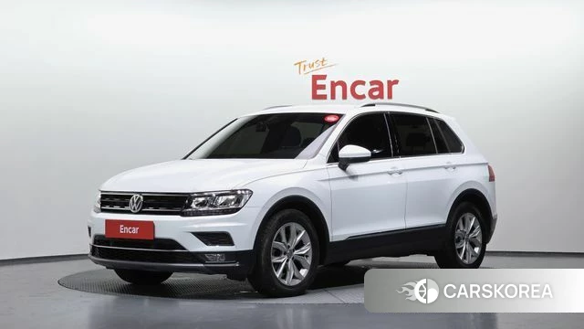 Volkswagen Tiguan second Generation 2020 Белый из Кореи