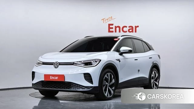 Volkswagen ID.4 2022 Белый из Кореи