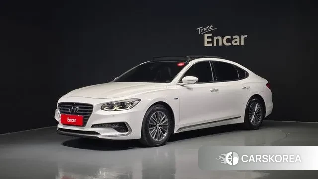 Hyundai Grandeur IG Hybrid 2019 Белый из Кореи