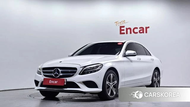 Mercedes-Benz C-Class W205 2020 Белый из Кореи