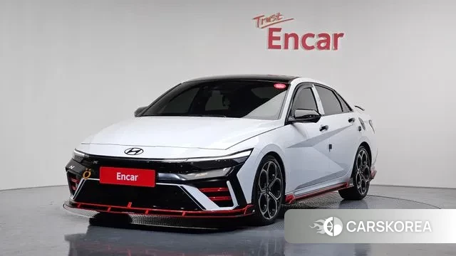 Hyundai The New Avante (CN7) 2025 Белый из Кореи