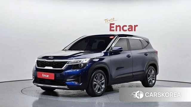 Kia Seltos 2021 Синий из Кореи