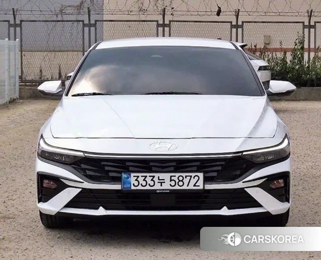 Hyundai The New Avante (CN7) 2025 Белый из Кореи