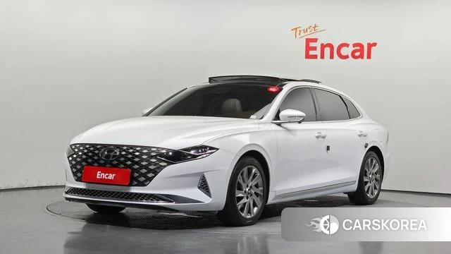 Hyundai The New Grandeur IG Hybrid 2021 Белый из Кореи