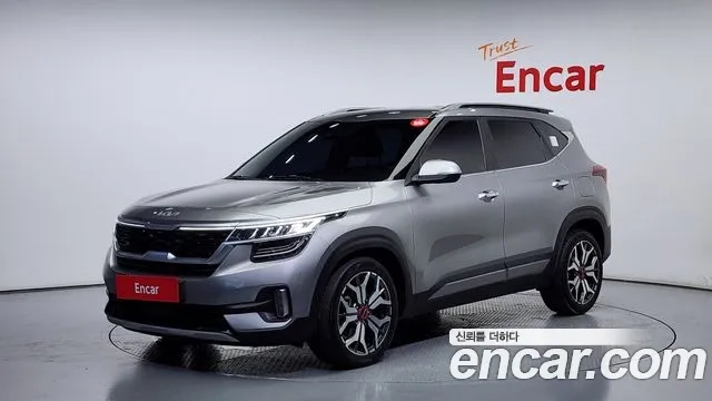 Kia Seltos 2022 Серый из Кореи