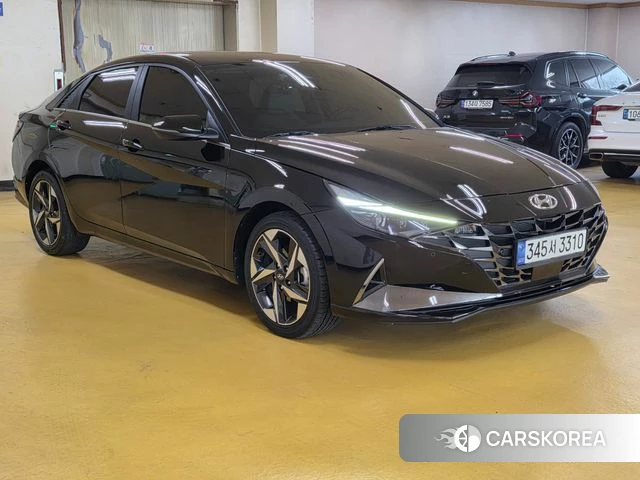 Hyundai Avante (CN7) 2021 Черный из Кореи