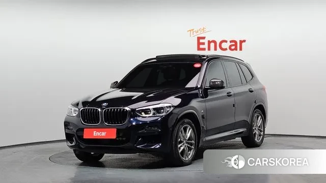 BMW X3 (G01) 2021 Черный из Кореи