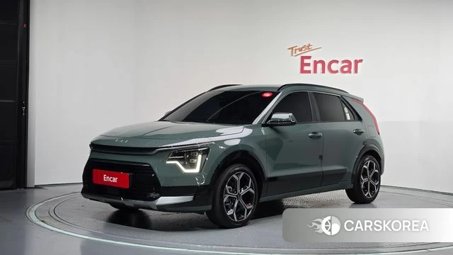 Kia Di Ol Nu Niro 2022 Темно-зеленый из Кореи