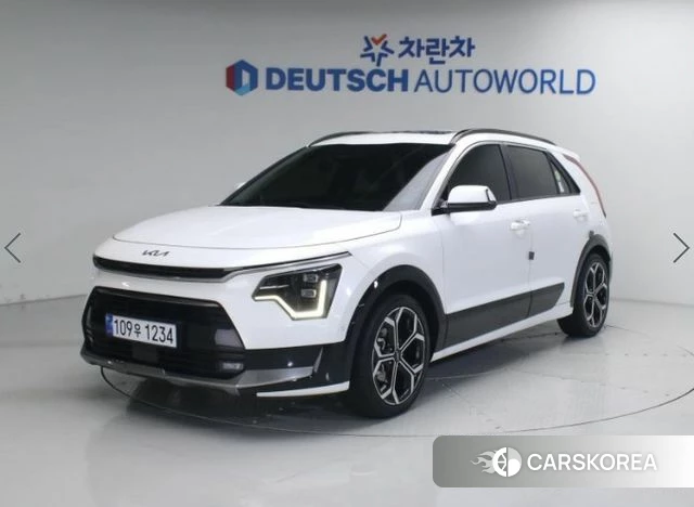 Kia Di Ol Nu Niro 2022 Белый из Кореи