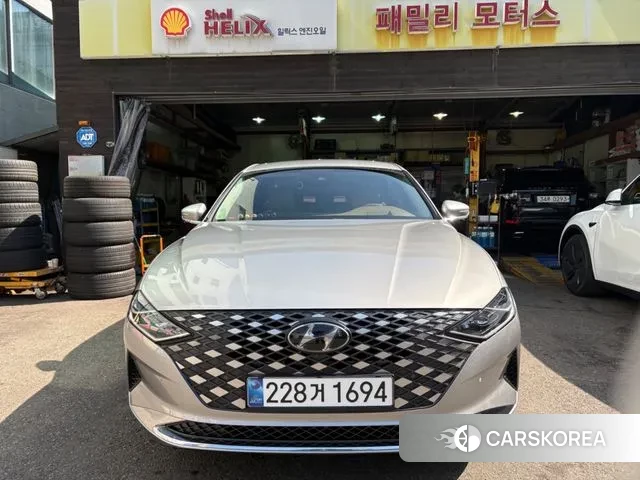 Hyundai The New Grandeur IG 2020 Серебристо-серый из Кореи
