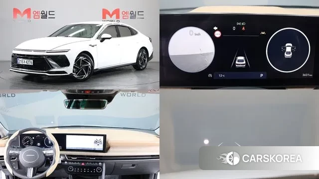 Hyundai Sonata D Edge (DN8) 2025 Белый из Кореи