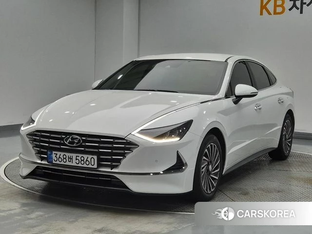 Hyundai Sonata Hybrid (DN8) 2021 Белый из Кореи