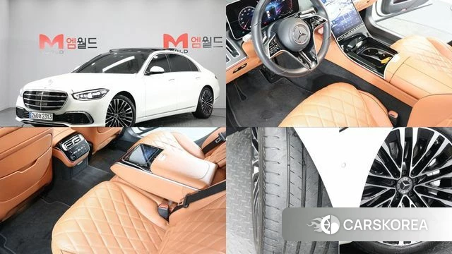 Mercedes-Benz S-Class W223 2023 Белый из Кореи