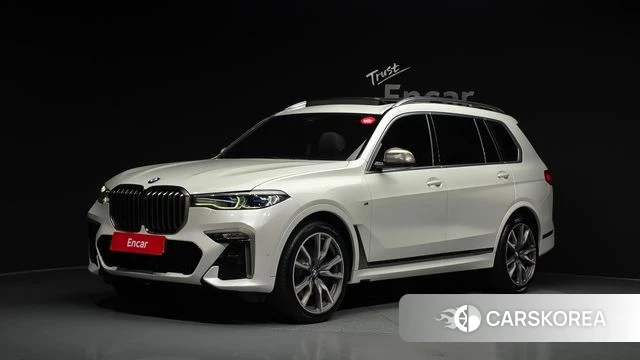 BMW X7 (G07) 2021 Белый из Кореи