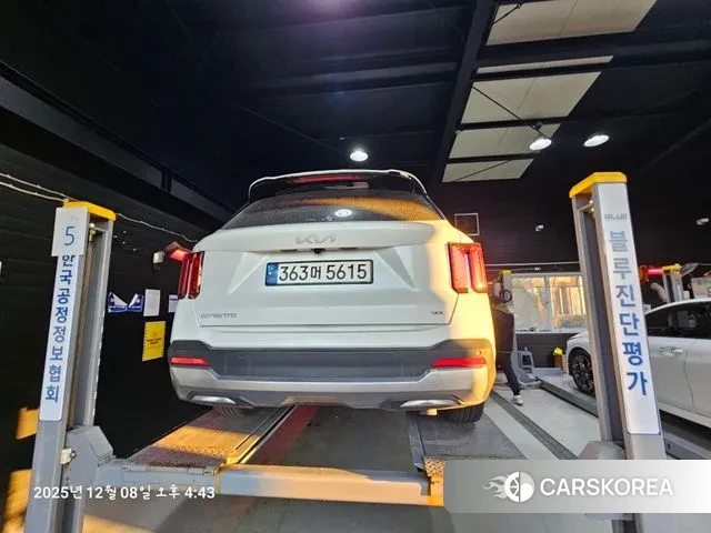 Kia The New Sorento 4th Generation 2024 Белый из Кореи