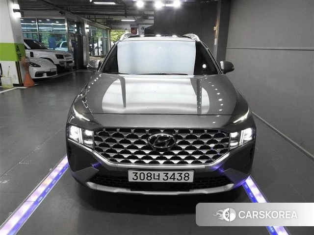 Hyundai The New Santa Fe 2022 Серый из Кореи